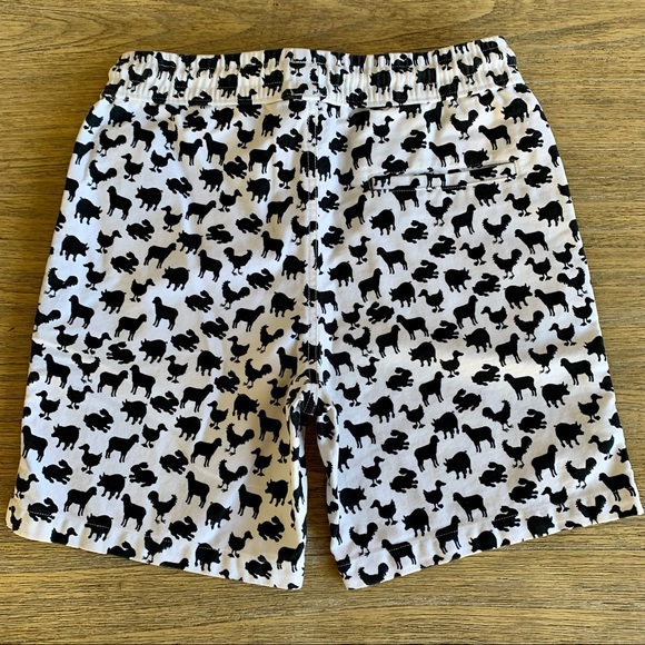 Men’s Zip Code Farm Animal Print Cotton Shorts - Picture 5 of 6